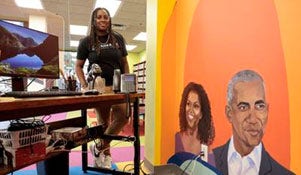 Obama appears in Kankakee library video to focus on ending book bans
